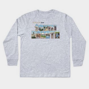 Greetings from South Dakota Kids Long Sleeve T-Shirt